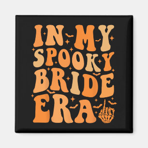 私の花嫁の不気味時代のGroovyのバ結婚ーでハロウィーン マグネット