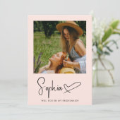 私の花嫁の介添え人になって　スクリプトシグネチャーフォト 招待状 (スタンド正面)