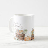 私の花嫁の介添え人になりますか 秋の装飾 コーヒーマグカップ (正面左)