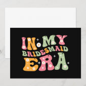 私の花嫁の介添え人時代 招待状 (正面/裏面)