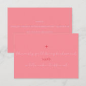 私の花嫁の介添人になってくれますか？の招待状 招待状 (正面/裏面)