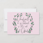 私の花嫁の介添人になってくれますか?招待状 招待状 (正面)