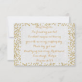 私の花嫁の介添人になってくれますか 白金コンフェッティ 招待状 (裏面)