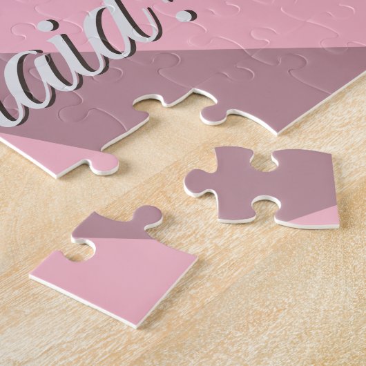 私の花嫁の付き添いになるか ジグソーパズル (側面)