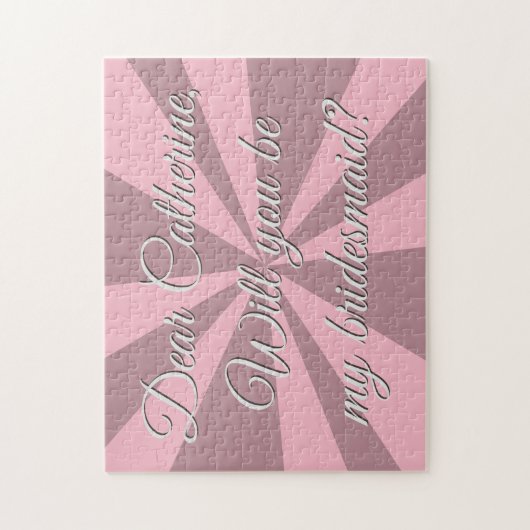 私の花嫁の付き添いになるか ジグソーパズル (縦)