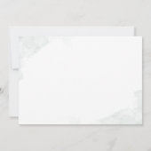 私の花嫁の仲間になってくれますか ユーカリ 水彩 招待状 (裏面)