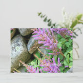 私の花嫁の側にアスチルベの花を 招待状 (スタンド正面)