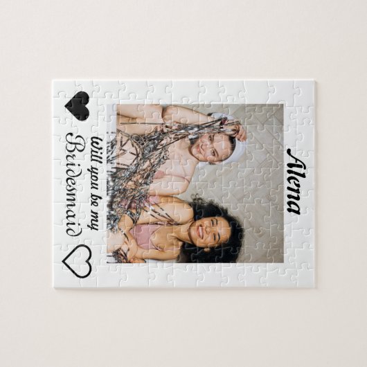 私の花嫁の写真か? ジグソーパズル (横)