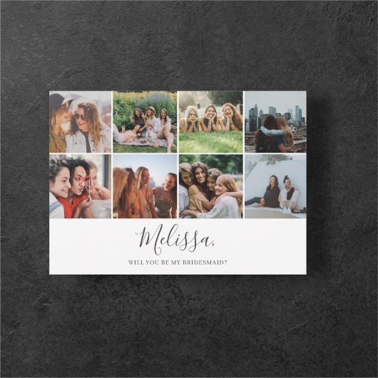 私の花嫁の写真のコラージュにモダンなりませんか？ 招待状
