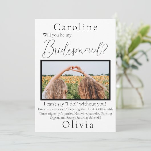 私の花嫁の写真の思い出お気に入りのか 招待状 (スタンド正面)