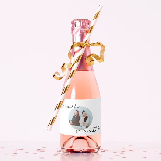 私の花嫁の写真花嫁の提案は？ スパークリングワインラベル