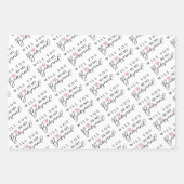 私の花嫁の包装紙シート ラッピングペーパーシート (正面)