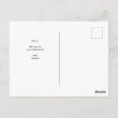 私の花嫁の台本を手書きの写真にする ポストカード (裏面)