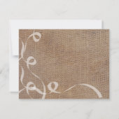 私の花嫁の名刺を 招待状 (裏面)