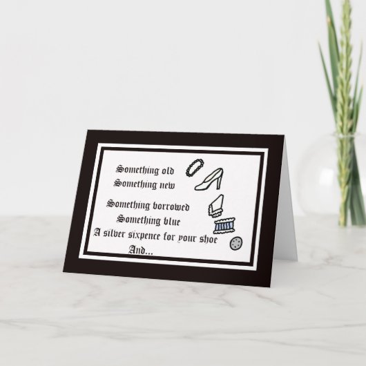 私の花嫁の名刺を 招待状 (正面)