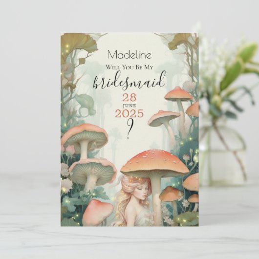 私の花嫁の妖精の魅惑の森になる 招待状 (スタンド正面)