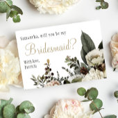 私の花嫁の娘の冬のフローラ結婚か 招待状