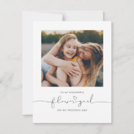 私の花嫁の少女へ 結婚式の日 可愛い