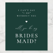 私の花嫁の提案ワインラベルになる ワインラベル (シングルラベル)