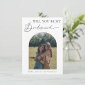 私の花嫁の提案Arch写真カードになる 招待状 (スタンド正面)