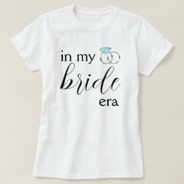 私の花嫁の時代結婚のリングや輪シルバーバチェロレッテ Tシャツ