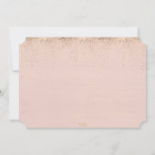 私の花嫁の書道になってくれるかパーソナライズされたしら 招待状 (裏面)