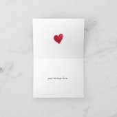 私の花嫁の結婚式の日のカードに愛を持って カード (内部)