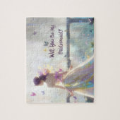 私の花嫁の花嫁と蝶 ジグソーパズル (縦)