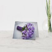 私の花嫁の花束のグリーティングカードになってくれませんか? 招待状 (正面)