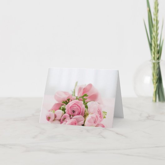 私の花嫁の花束のグリーティングカードになってくれませんか? 招待状 (正面)