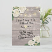 私の花嫁の花紐のライトウッドか 招待状 (スタンド正面)