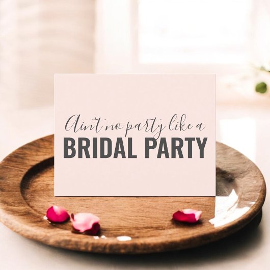 私の花嫁の赤面ピンクおもしろいか インビテーションポストカード