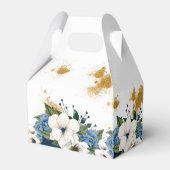 私の花嫁の青いフローラ金ゴールドの塵か フェイバーボックス (裏面サイド)