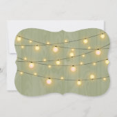 私の花嫁はヒマワリの木のライトになる 招待状 (裏面)