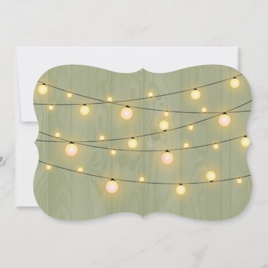 私の花嫁はヒマワリの木のライトになる 招待状 (裏面)