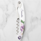 私の花嫁は紫のラベンダーの緑 ソムリエナイフ (正面)