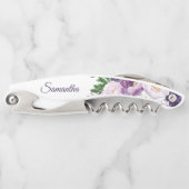 私の花嫁は紫のラベンダーの緑 ソムリエナイフ (正面)