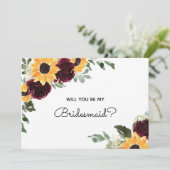 私の花嫁ひまわりバラの提案 招待状 (スタンド正面)