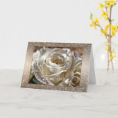 私の花嫁または夫の婚礼の日に カード (黄色い花)