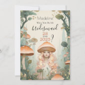 私の花嫁を魅了したキノコのオアシスになる 招待状 (正面)