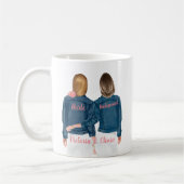 私の花嫁ジーン・ジャケットマグになってくれるか? コーヒーマグカップ (左)