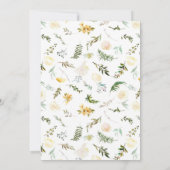 私の花嫁フローラアイボリーサンゴ 招待状 (裏面)