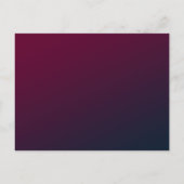 私の花嫁メイドのバーガンディフローラベージュ色 ポストカード (裏面)