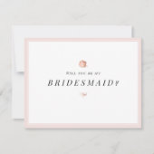 私の花嫁メイドのミニマルフローラか 招待状 (正面)