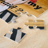 私の花嫁メイドの写真提案書ギフトは? ジグソーパズル (側面)