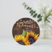 私の花嫁メイドの木のひまわり 招待状 (スタンド正面)