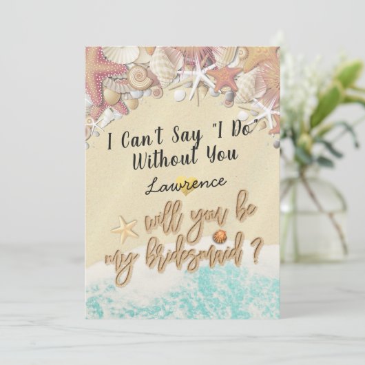 私の花嫁メイド夏のビーチヒトデ 招待状 (スタンド正面)