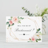 私の花嫁メイド幾何学的赤面フローラか 招待状 (スタンド正面)