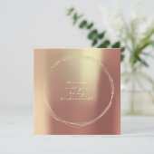 私の花嫁メイド銅バラ金ゴールド 招待状 (スタンド正面)