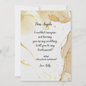 私の花嫁モダンの招待状になる 招待状 (正面)